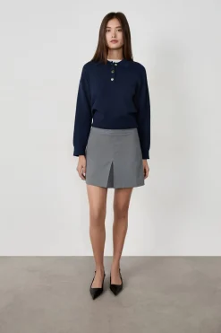 Hot ETAM Falda corta GRIS CLARO
