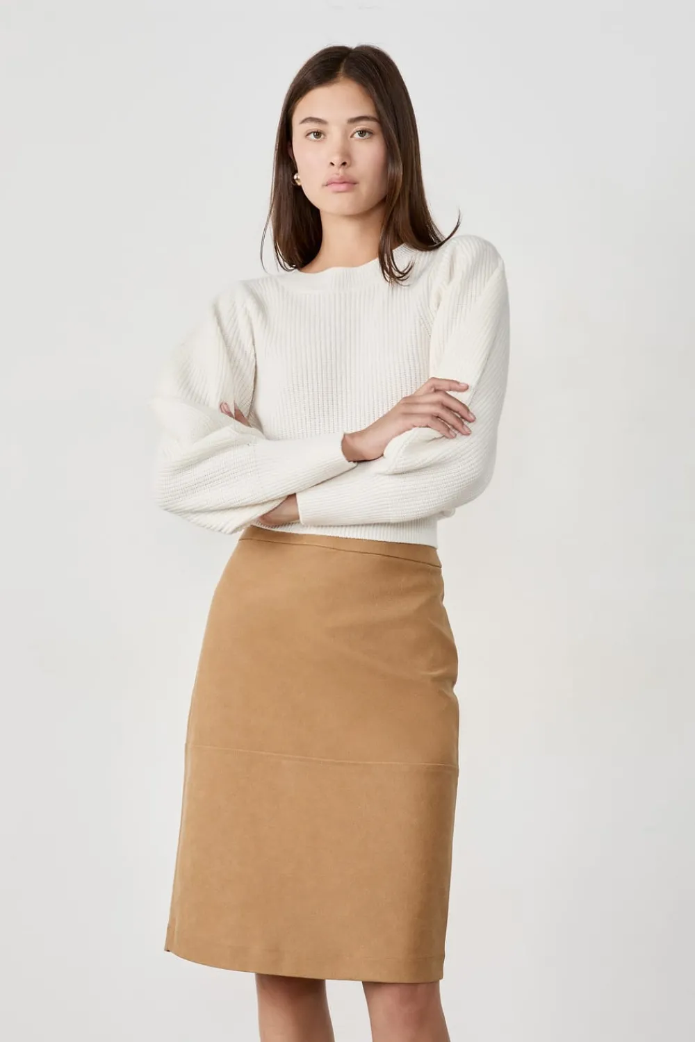 Sale ETAM Falda midi TOPO