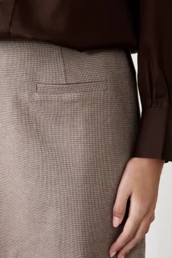Sale ETAM Falda recta BEIGE