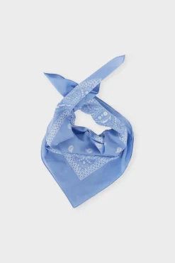 Discount ETAM Foulard estampado de algodón AZUL CLARO