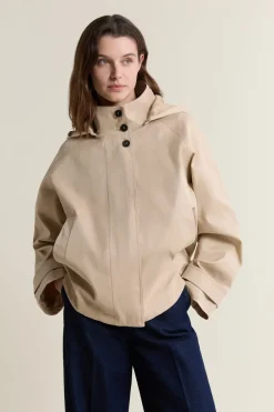 Sale ETAM Gabardina con capucha y algodón BEIGE