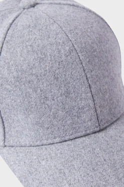 Hot ETAM Gorra con inicial bordada GRIS CLARO