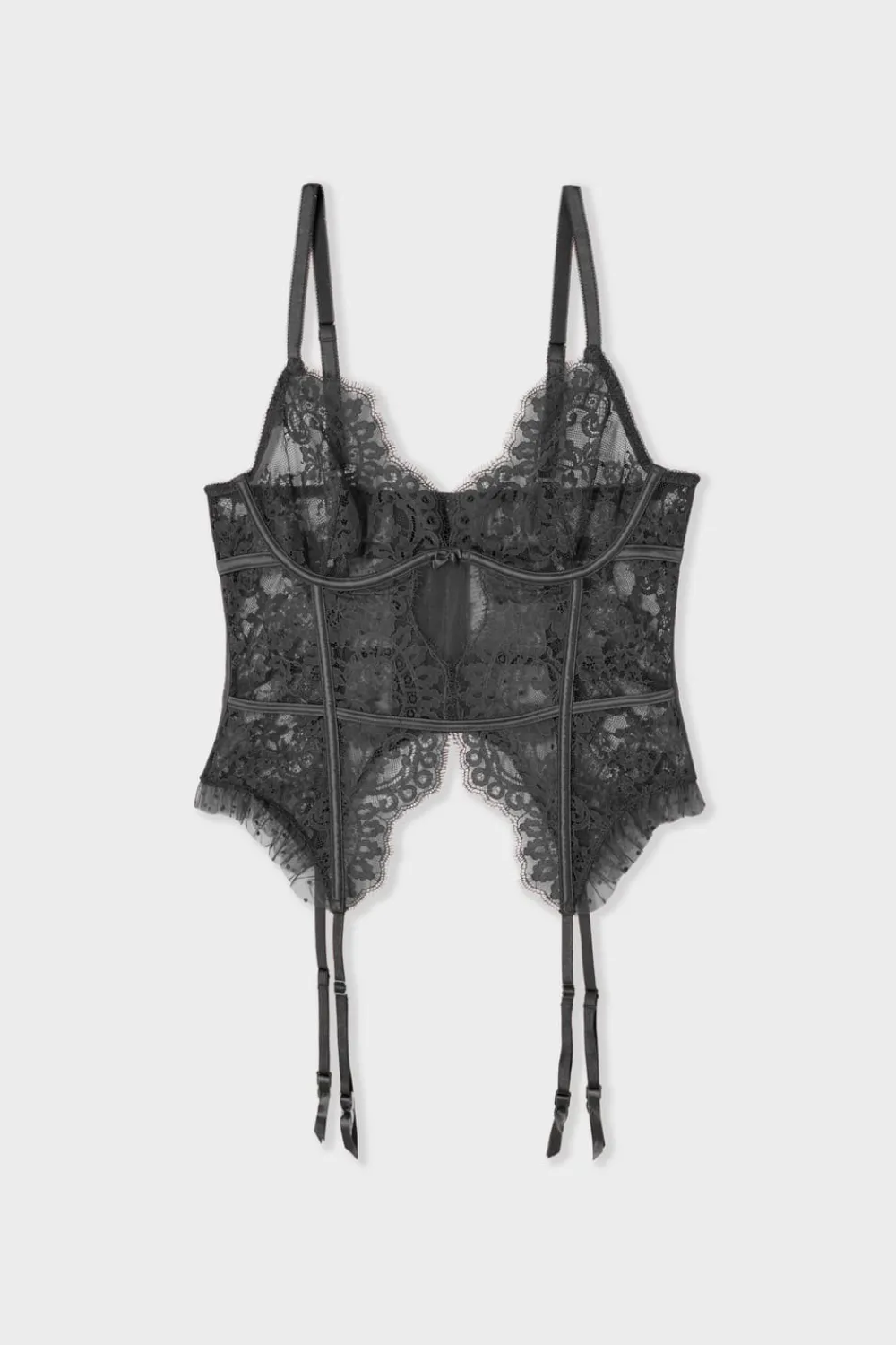 ETAM Guêpière en dentelle NOIR