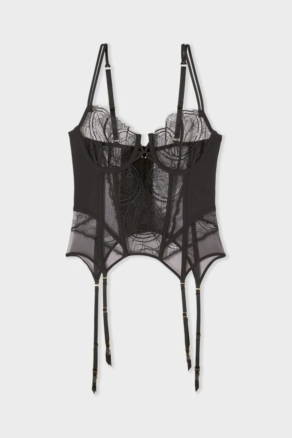 Online ETAM Guêpière en dentelle NOIR