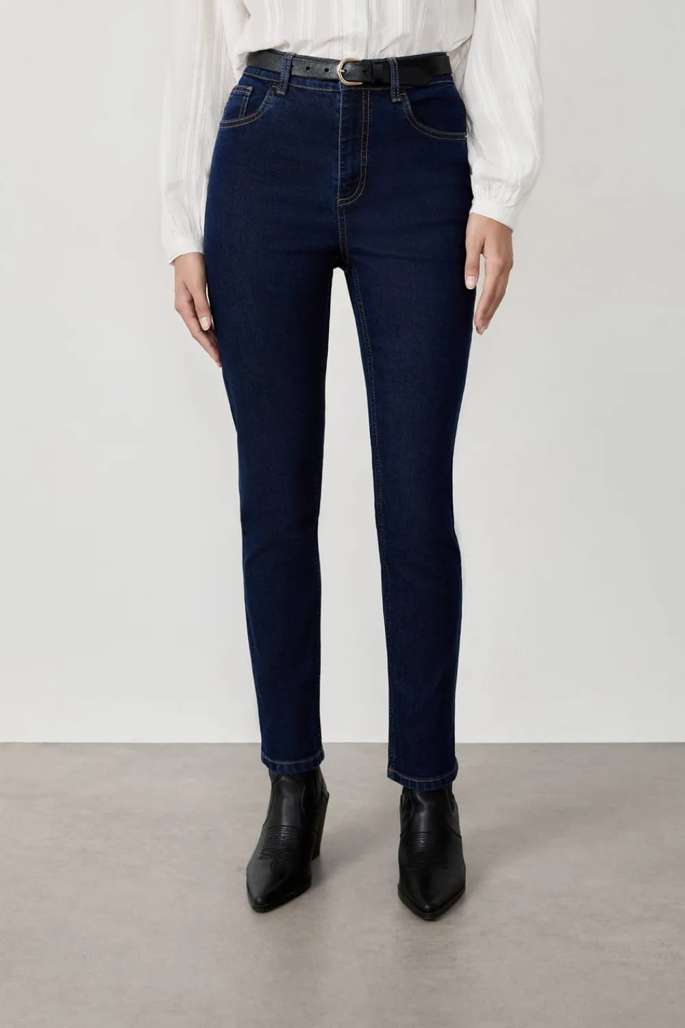 Discount ETAM Jeans slim AZUL NOCHE