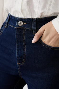 Discount ETAM Jeans slim AZUL NOCHE