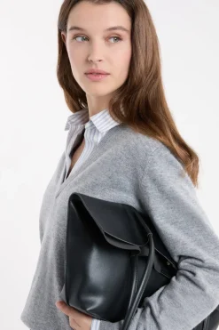 Discount ETAM Jersey con cuello en V de lana GRIS