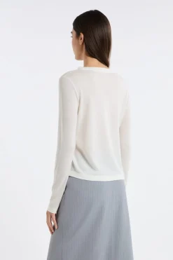 Online ETAM Jersey de cuello redondo de lana crudo