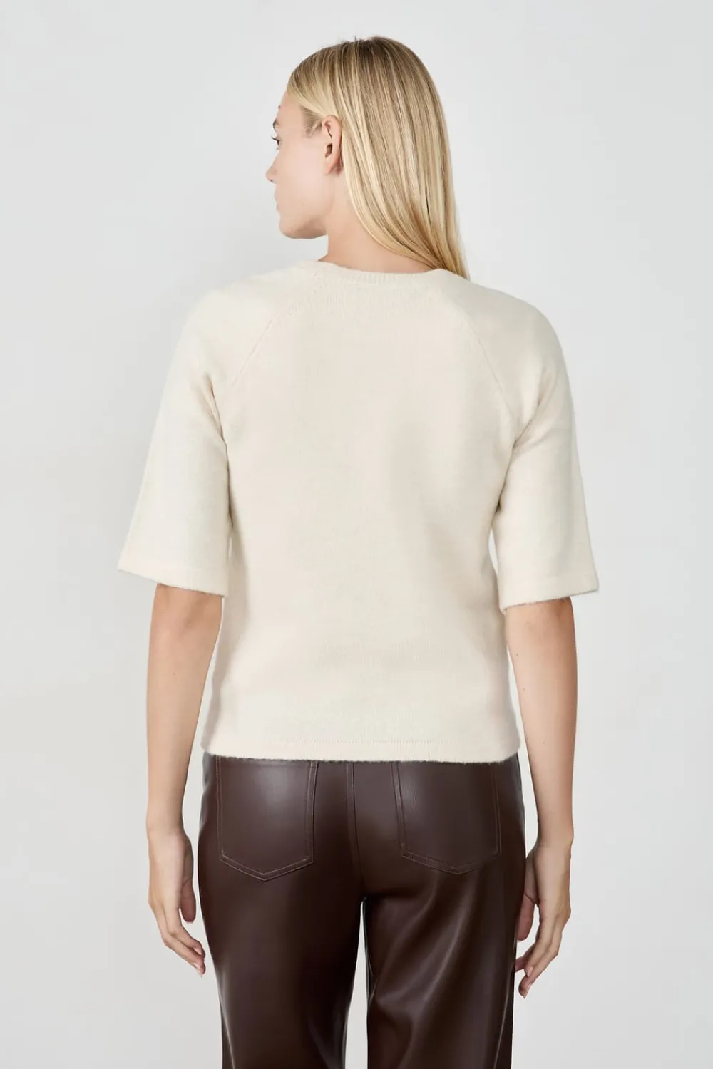Hot ETAM Jersey de manga corta ECRU