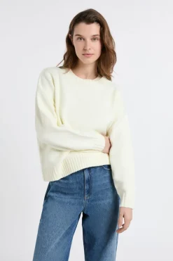 New ETAM Jersey oversize de manga larga lino