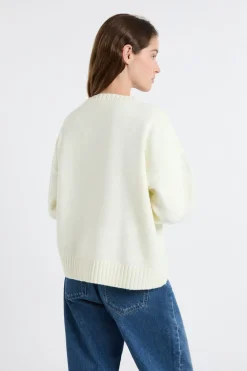 New ETAM Jersey oversize de manga larga lino