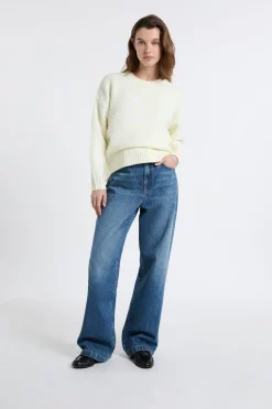 New ETAM Jersey oversize de manga larga lino