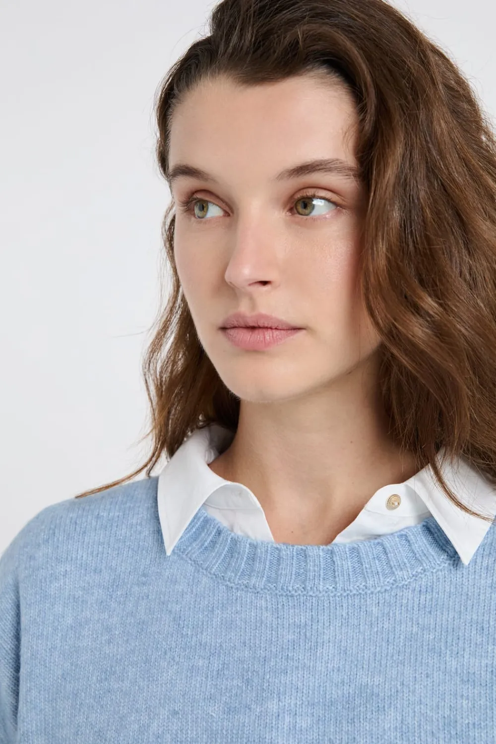 Online ETAM Jersey oversize de manga larga AZUL