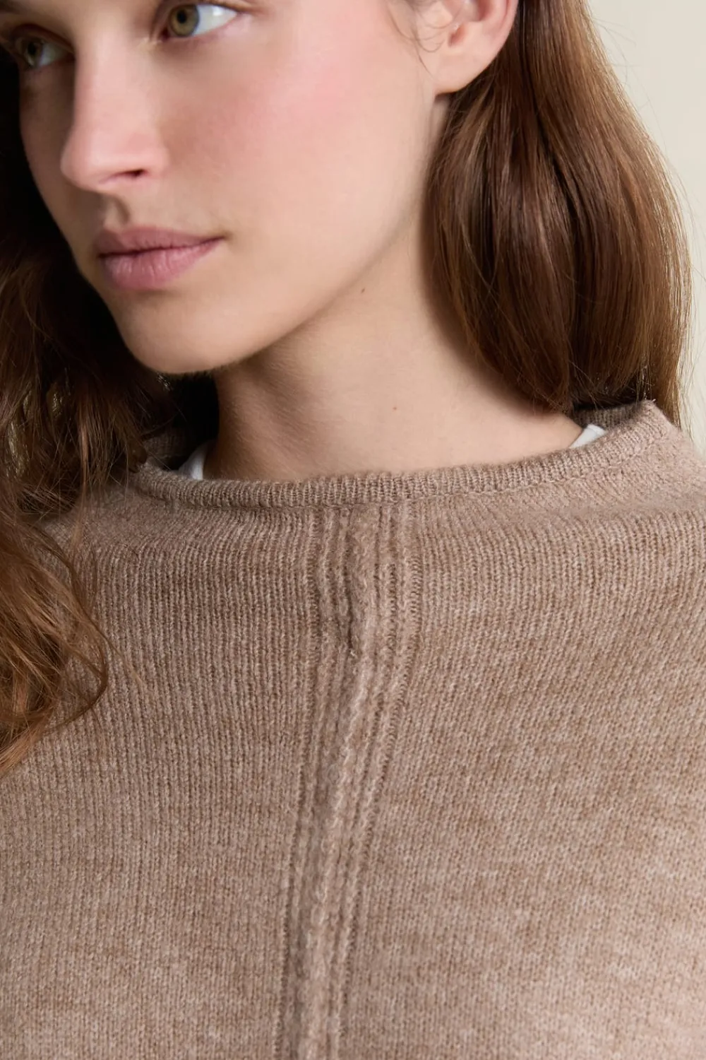Best ETAM Jersey poncho liso GRIS