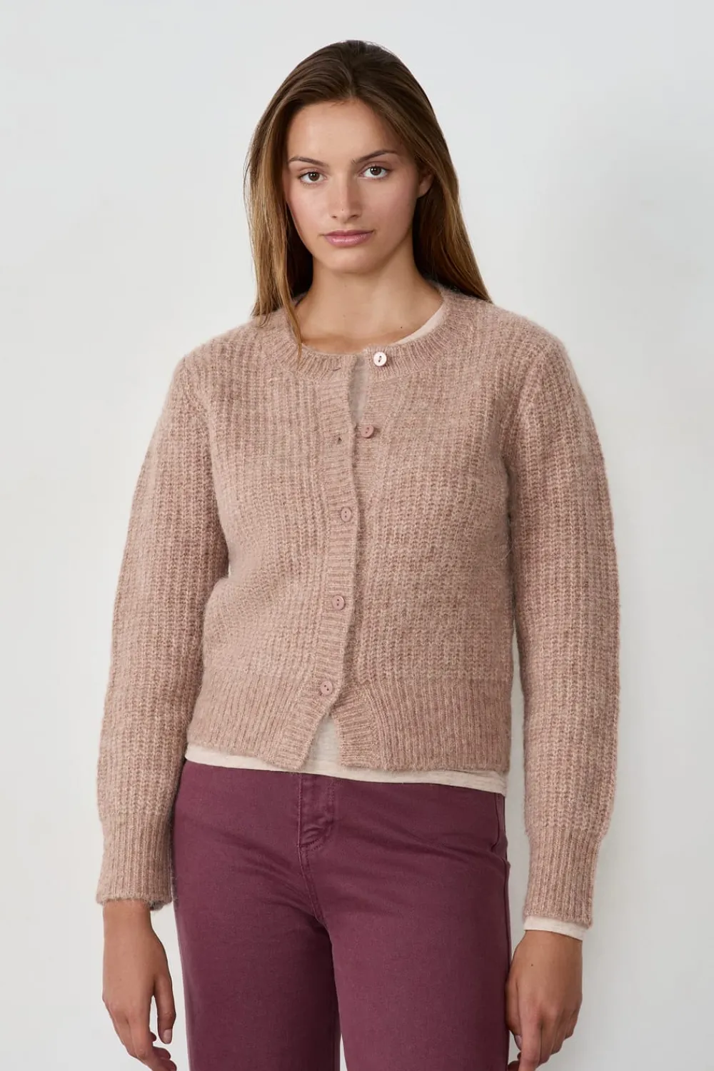 Sale ETAM Jersey tipo cárdigan con botones y mangas largas HENNE