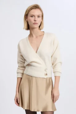 Discount ETAM Jupe courte satinée OR