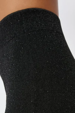 Clearance ETAM Leggings anchos tejidos brillantes NEGRO