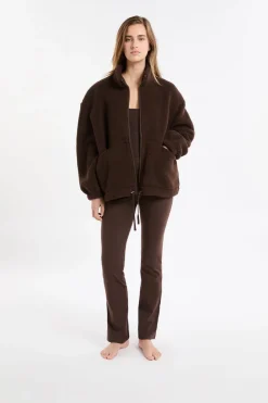 Best ETAM Leggings de algodón CHOCOLATE