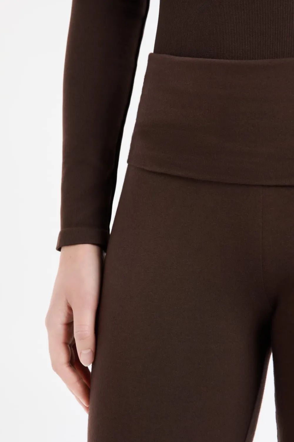 Best ETAM Leggings de algodón CHOCOLATE