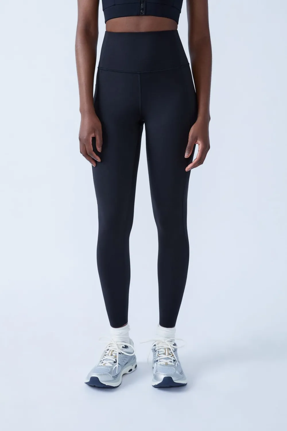 Outlet ETAM Leggings efecto vientre plano NEGRO