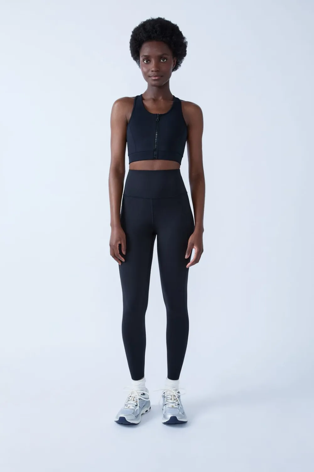 Outlet ETAM Leggings efecto vientre plano NEGRO