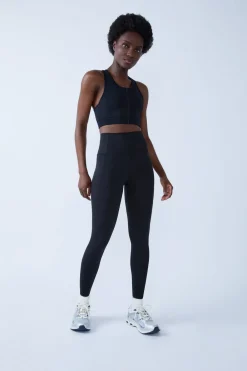 Outlet ETAM Leggings efecto vientre plano NEGRO