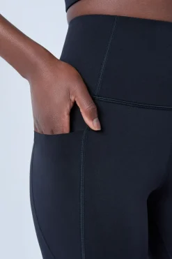 Outlet ETAM Leggings efecto vientre plano NEGRO