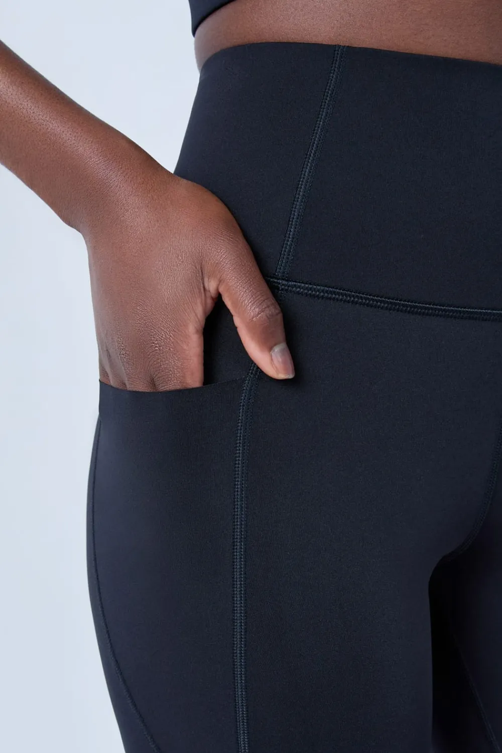 Outlet ETAM Leggings efecto vientre plano NEGRO