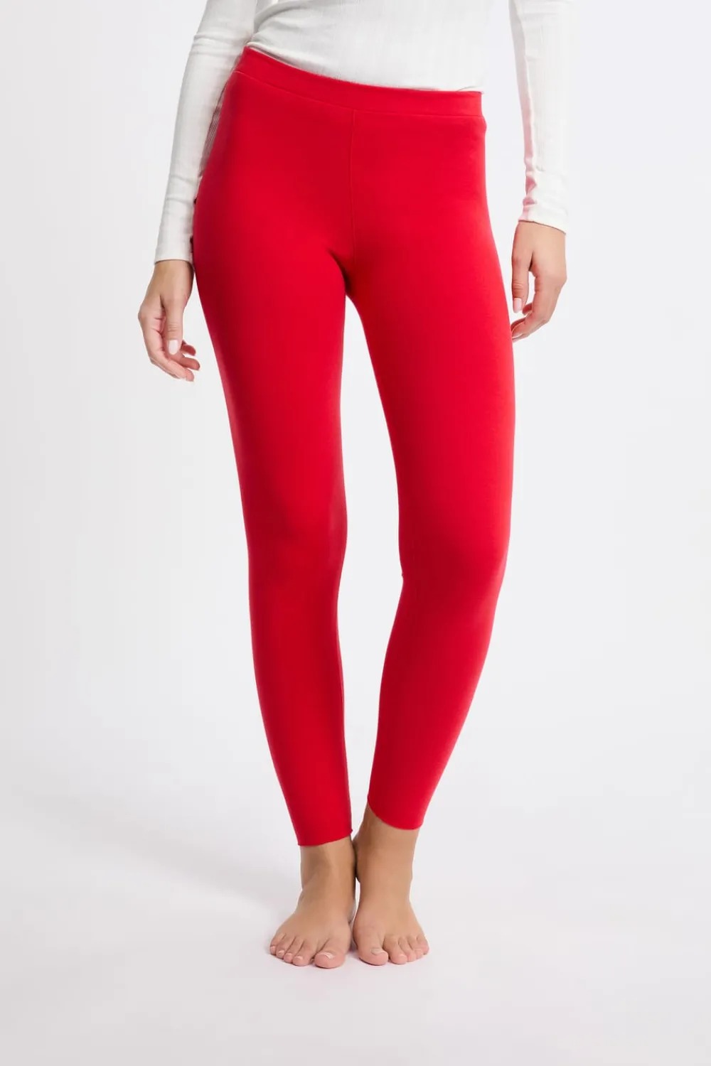 Online ETAM Leggings largos ROJO