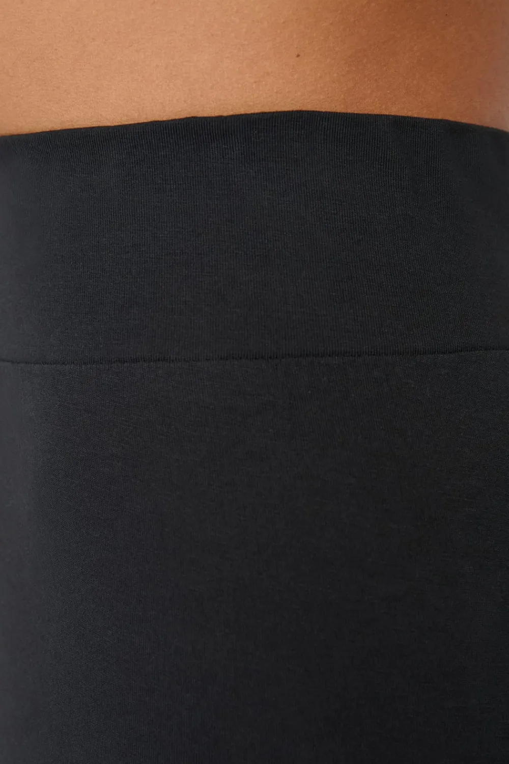 Clearance ETAM Leggings lisos de algodón NEGRO