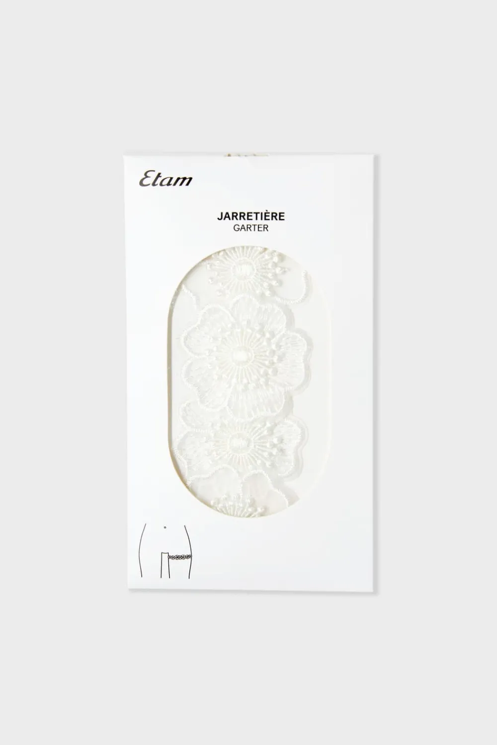 New ETAM Liga con bordado crudo