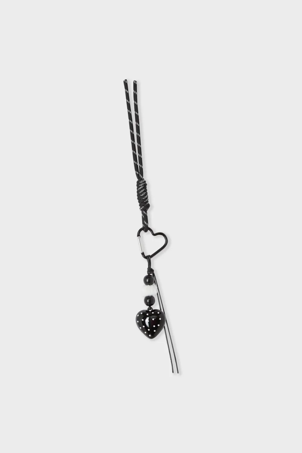 Online ETAM Llavero en forma de corazón NEGRO