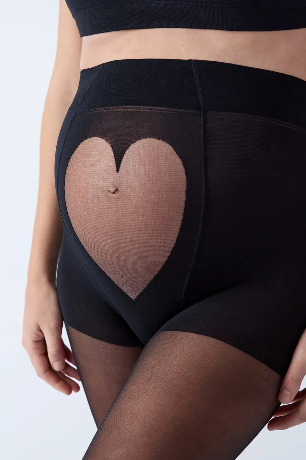 New ETAM Medias de maternidad NEGRO