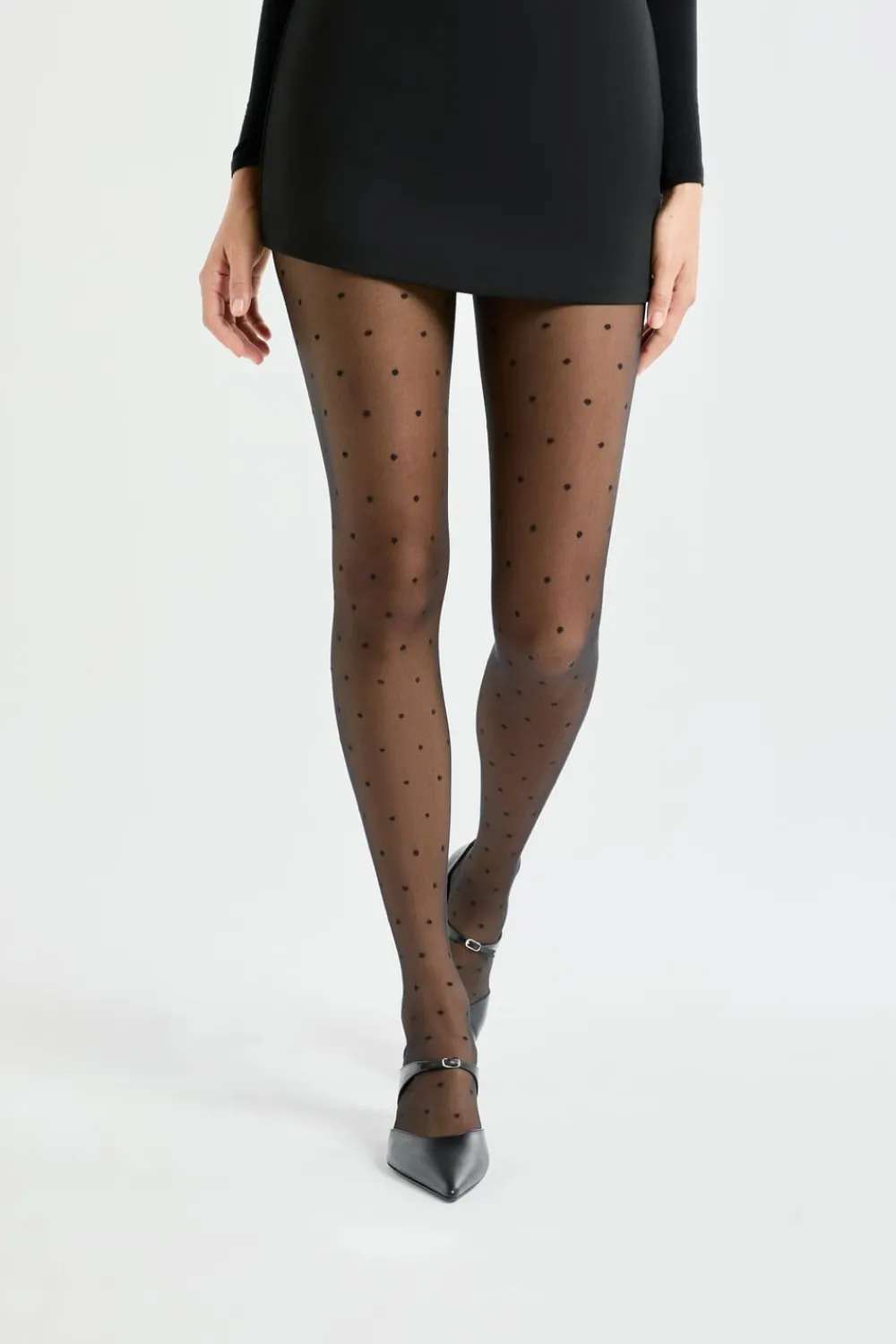 Hot ETAM Medias de moda - 15D NEGRO