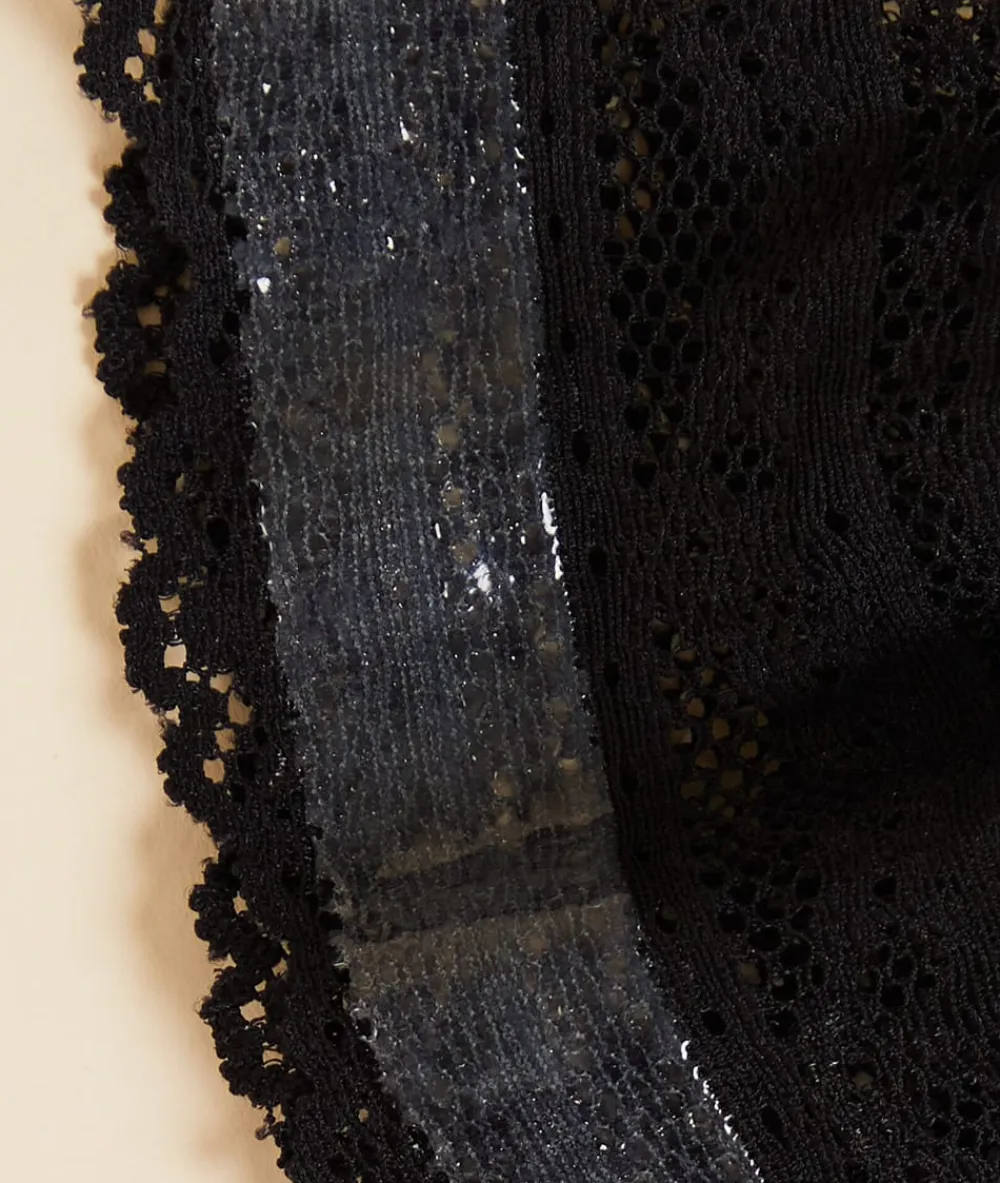 Outlet ETAM Medias de raso autoadhesivas - 15D NEGRO