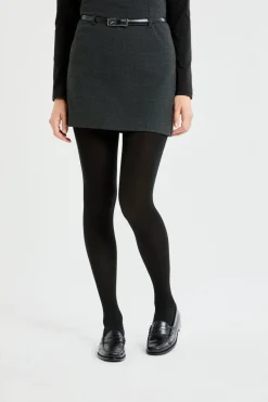 Online ETAM Medias opacas con cashmere NEGRO