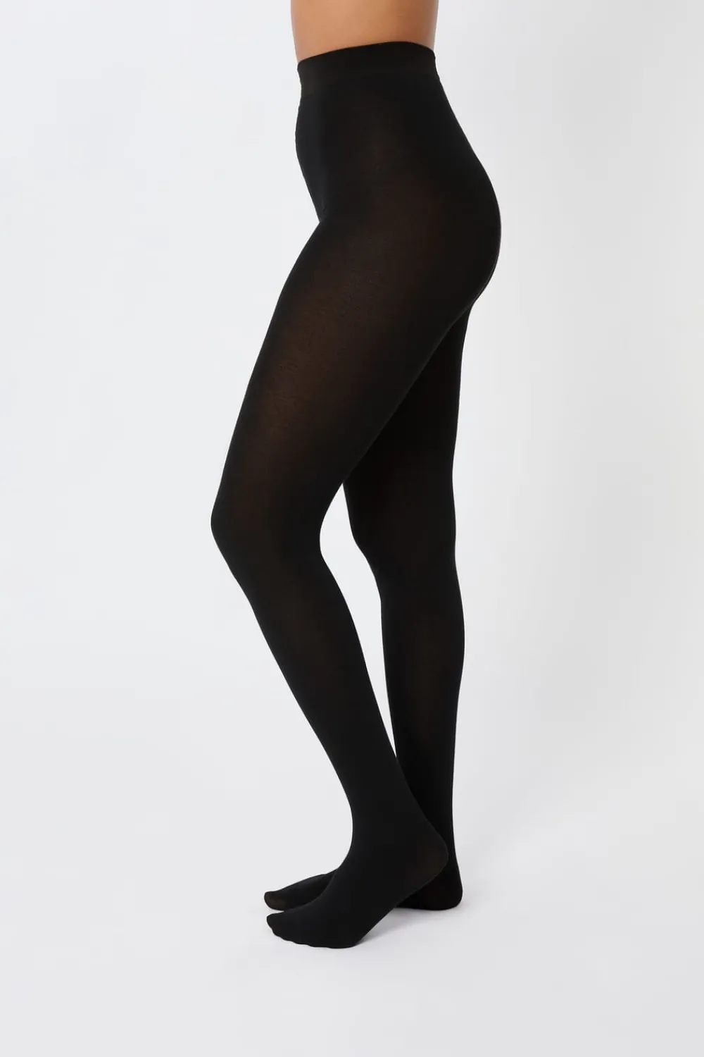 Outlet ETAM Medias opacas con cashmere NEGRO
