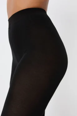 Outlet ETAM Medias opacas con cashmere NEGRO
