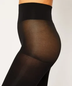 Hot ETAM Medias opacas esenciales con cintura ajustable - 60D NEGRO