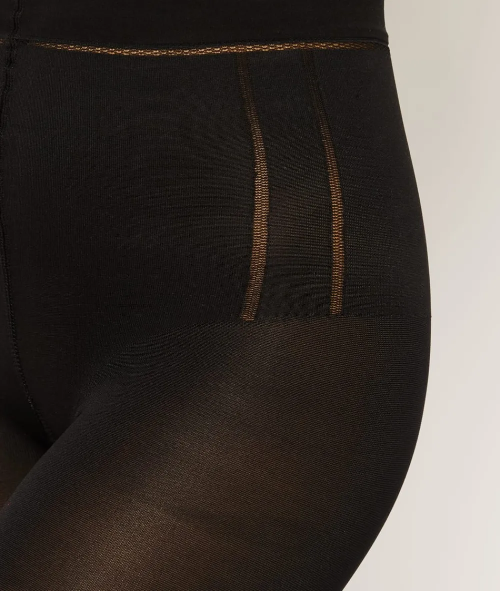 Online ETAM Medias opacas moldeadoras - 60D NEGRO