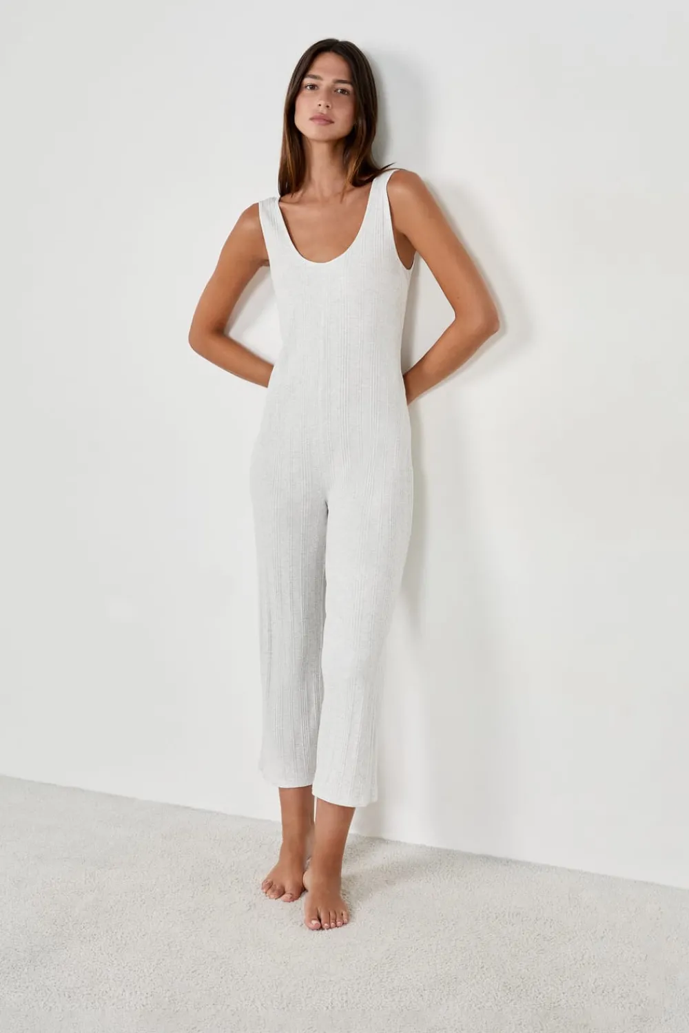Sale ETAM Mono de pijama GRIS CLARO