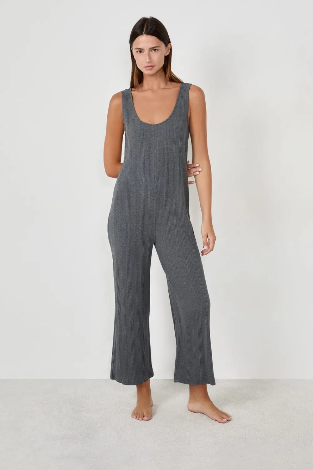 Outlet ETAM Mono de pijama GRIS OSCURO