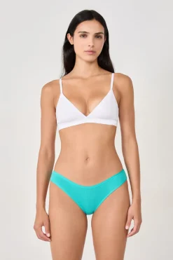 Discount ETAM Pack de 3 braguitas de algodón VERDE