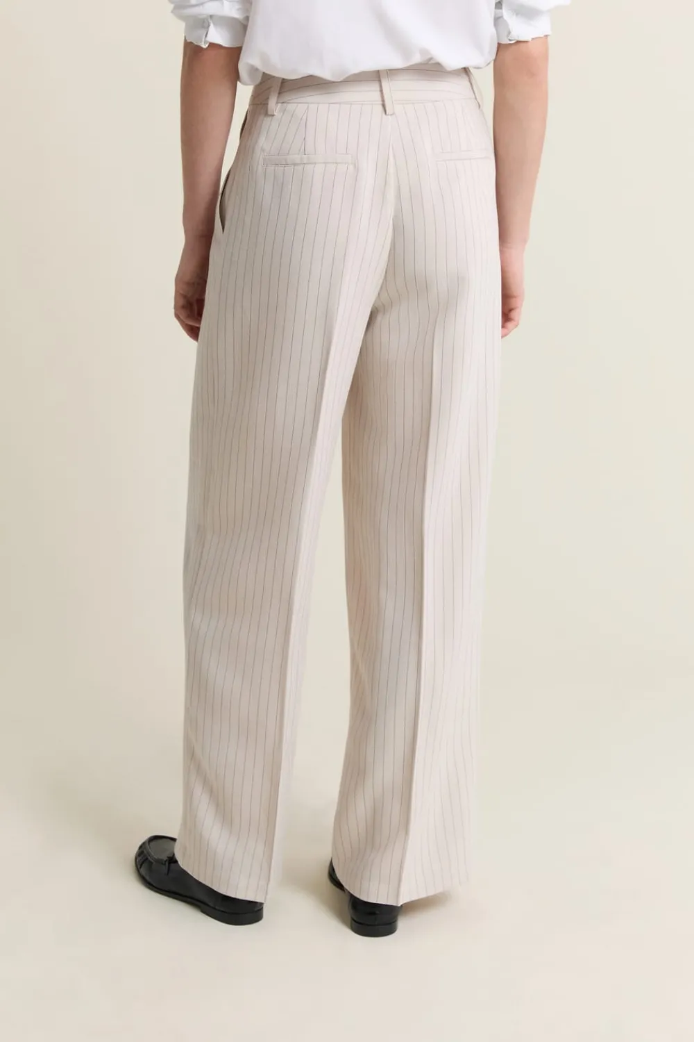 ETAM Pantalón a rayas IMP FD crudo