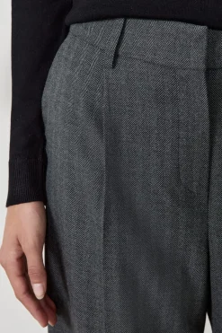 Hot ETAM Pantalón ancho de rayas tenis GRIS