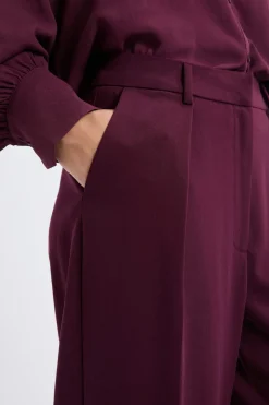 Discount ETAM Pantalón ancho recto MORADO