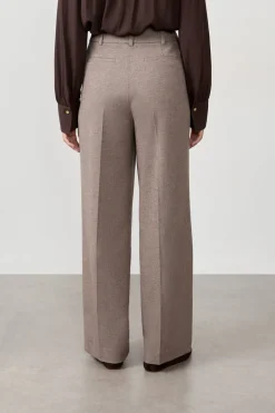 Outlet ETAM Pantalón corte ancho BEIGE