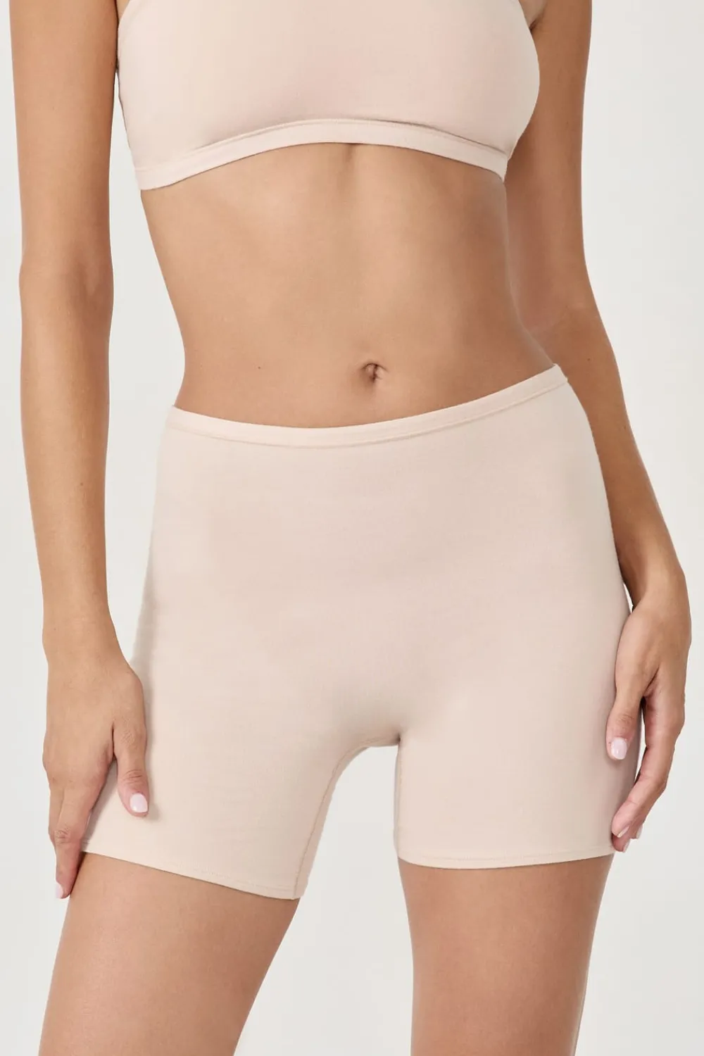 Hot ETAM Pantalón corto de ciclismo de algodón orgánico elástico PIEL