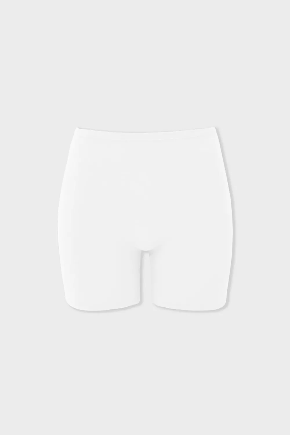 New ETAM Pantalón corto de ciclismo de algodón orgánico elástico BLANCO