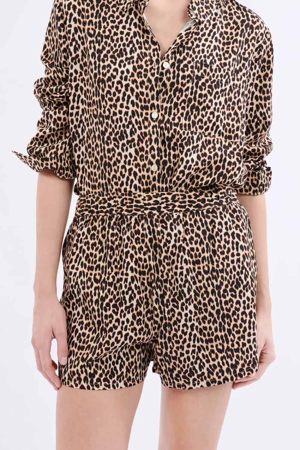 Sale ETAM Pantalón corto de pijama estampados MARRÓN
